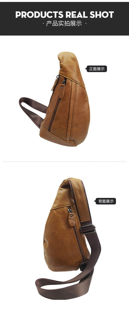 Men's Bust Bag Fashion Multifunctional Shoulder Bag Outdoor Casual Travel Crossbody Bag for Men 