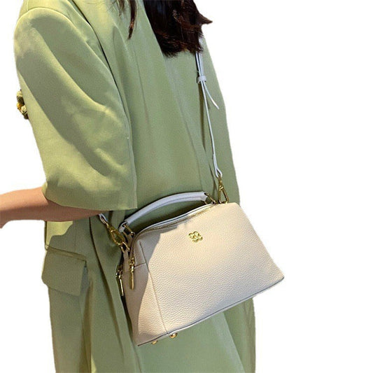 Trendy women's fashion Cowhide shoulder bag Crossbody bag Handbag Goes with anything