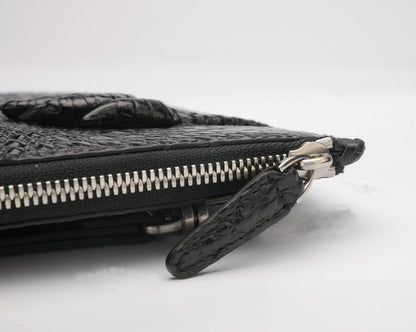Crocodile Skin Genuine Leather Men's Handbag with Crocodile Claw High Quality Business Casual Men's Bag 