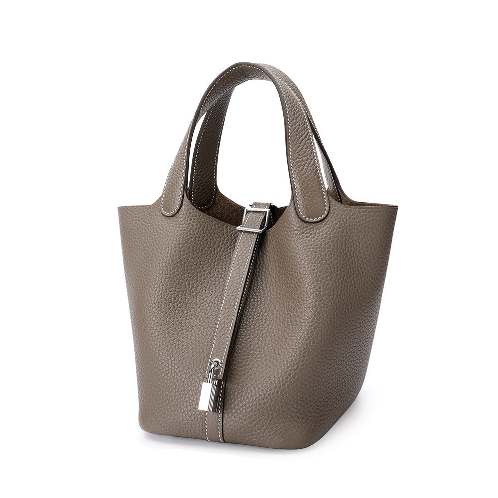 Women's Leather Tote Bag Cowhide Gyukawa Handbag Fashion