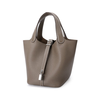Women's Leather Tote Bag Cowhide Gyukawa Handbag Fashion