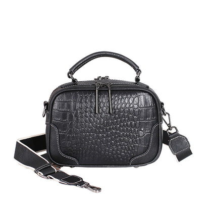 Women's handbag genuine leather shoulder bag simple fashion multifunctional crossbody bag