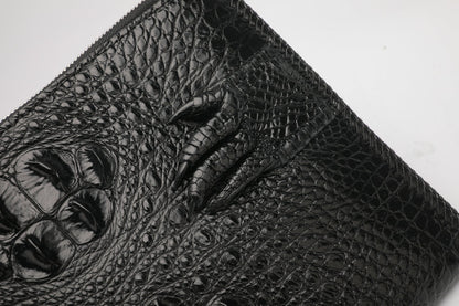 Crocodile Skin Genuine Leather Men's Handbag with Crocodile Claw High Quality Business Casual Men's Bag 