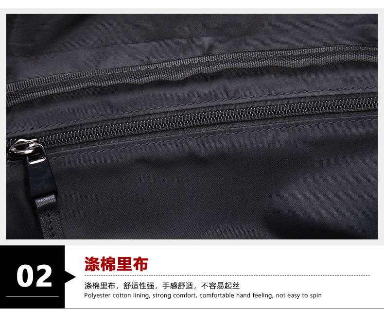 Men's bust bag Genuine cowhide leather casual sports crossbody bag for men Shoulder bag 