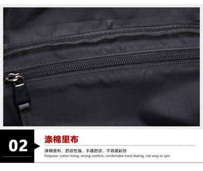 Men's bust bag Genuine cowhide leather casual sports crossbody bag for men Shoulder bag 