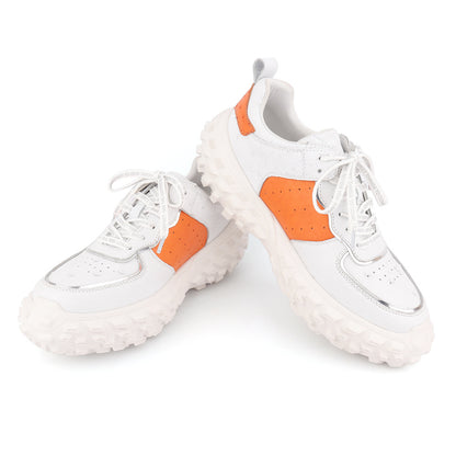 Ostrich skin genuine leather men's sneakers fashion wear-resistant men's shoes 