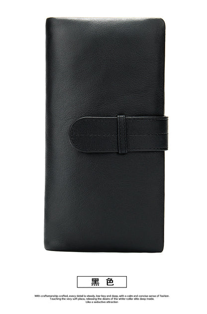 Men's Wallet RFID Coin Card Holder Retro Large Capacity Clutch Bag Men's Wallet 