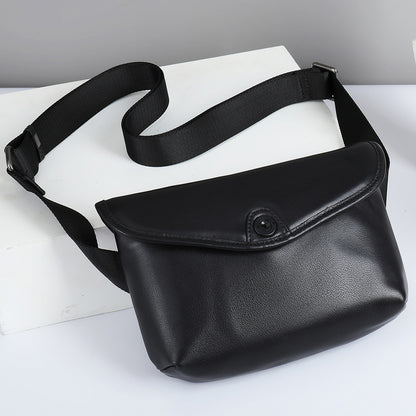Men's Shoulder Bag Made of Cowskin Genuine Leather High Quality Waterproof Fashion Men Crossbody Bag 