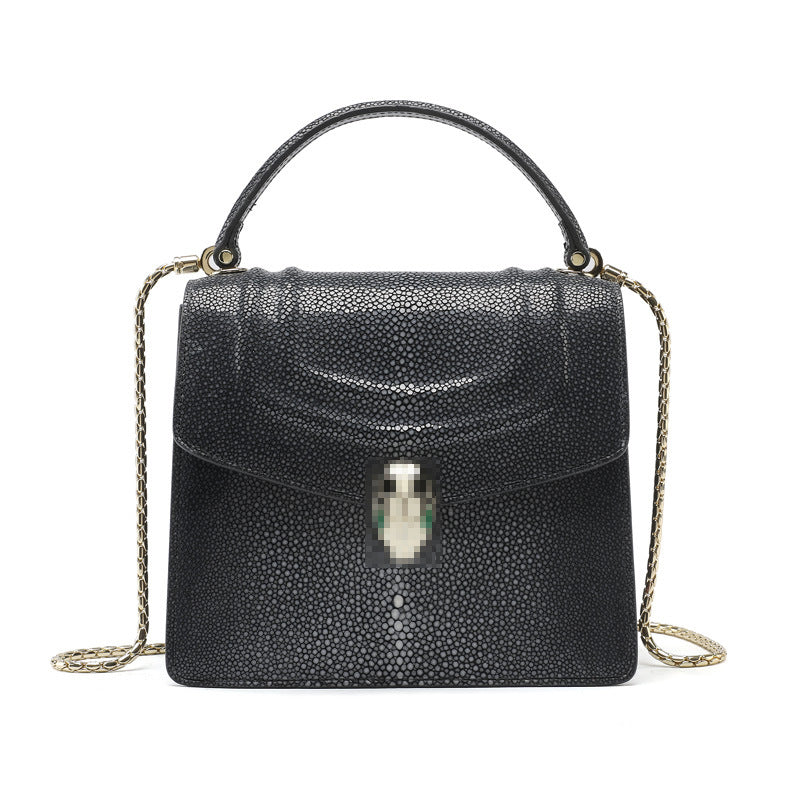 stingray leather bag trend casual ladies bag genuine leather shoulder bag handbag kelly bag