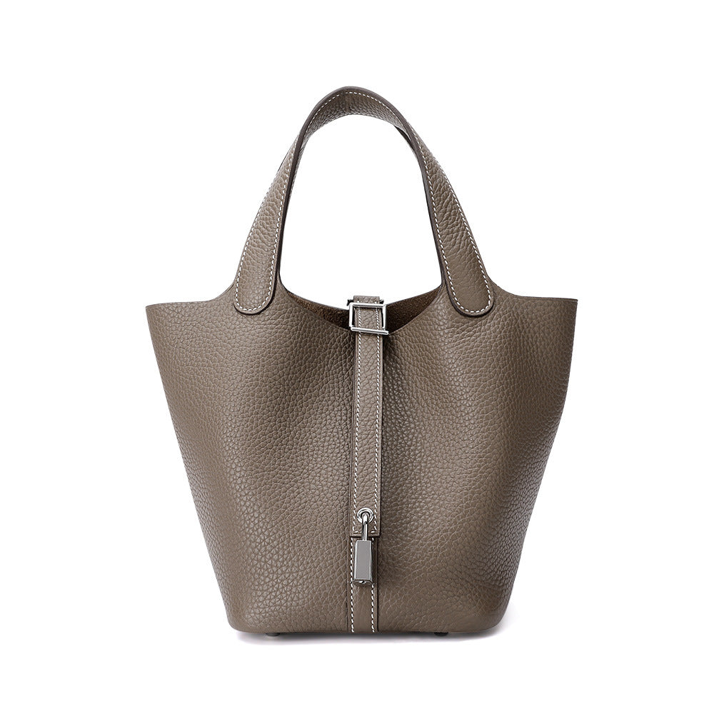 Women's Leather Tote Bag Cowhide Gyukawa Handbag Fashion