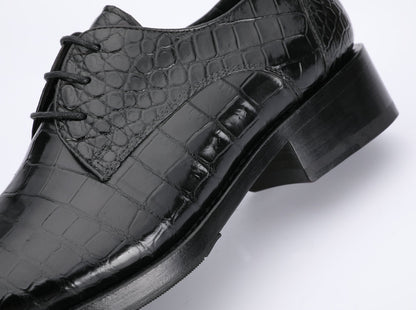Crocodile Belly Skin Men's Leather Shoes Made of Genuine Leather Luxury Formal Business Shoes 