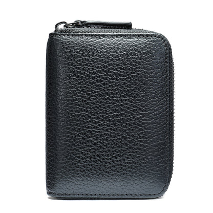 Men's wallet cowhide anti-theft brush coin purse card bag multifunctional men's wallet handbag 