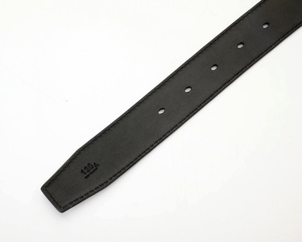 Crocodile Belly Skin Genuine Leather Men's Belt No Pieces Width 3.4cm High Quality Belt 