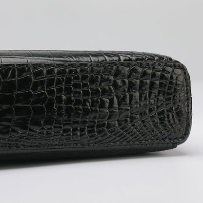 Crocodile Belly Skin Men's Bag Business Large Capacity Casual Security Lock Handbag 