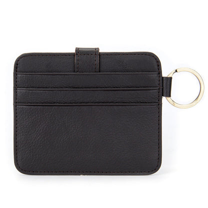 Men's wallet cowhide thin coin card holder casual card bag for men 