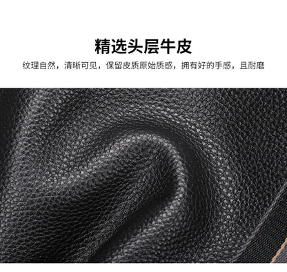 Men's travel bag Dry and wet separation cowhide genuine leather short distance business trip handbag handbag fitness travel bag large capacity men's luggage bag 