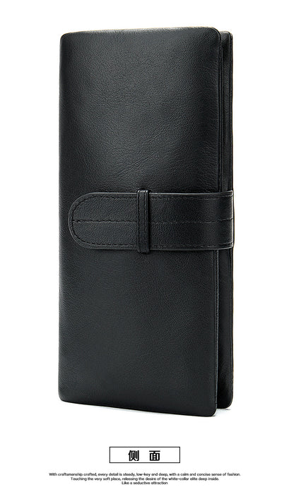 Men's Wallet RFID Coin Card Holder Retro Large Capacity Clutch Bag Men's Wallet 