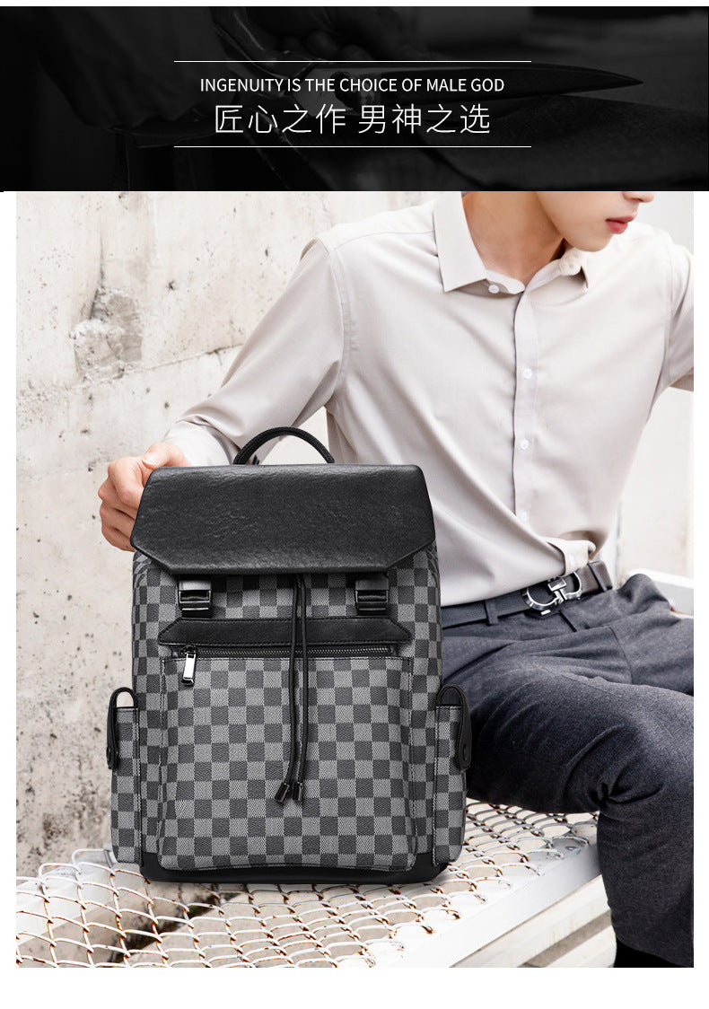 Men's backpack fashion large capacity computer bag travel bag backpack 