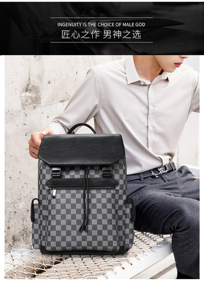 Men's backpack fashion large capacity computer bag travel bag backpack 