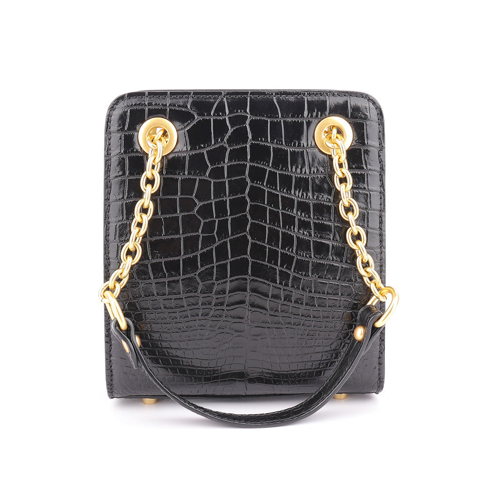 Genuine leather bag ladies casual crossbody bag fashion shoulder bag that goes with everything