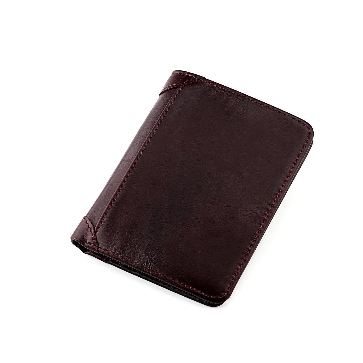 Men's wallet genuine cowhide leather RFID anti-theft brush large capacity multi-functional men's wallet 