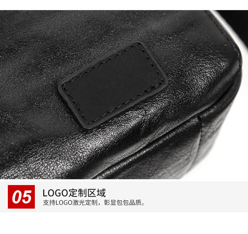 Men's shoulder bag, genuine cowhide leather, business commuting handbag, handbag, crossbody bag for men 