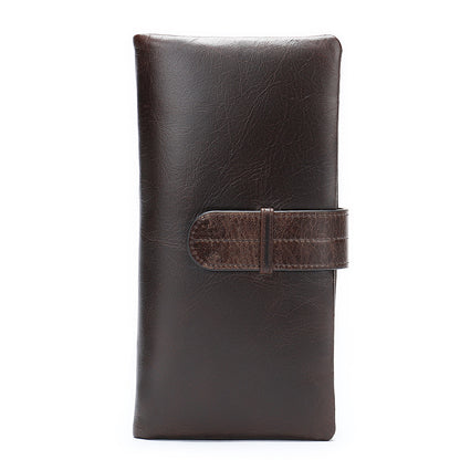 Men's Wallet RFID Coin Card Holder Retro Large Capacity Clutch Bag Men's Wallet 