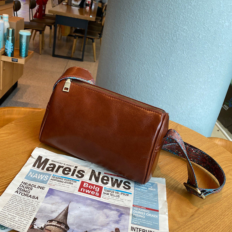 Cowhide women's bag shoulder bag crossbody bag underarm bag luxury fashion
