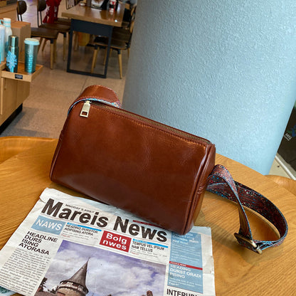 Cowhide women's bag shoulder bag crossbody bag underarm bag luxury fashion