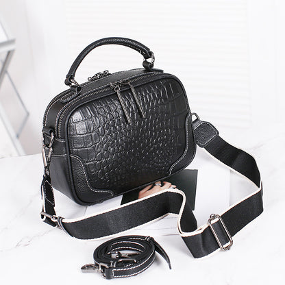 Women's handbag genuine leather shoulder bag simple fashion multifunctional crossbody bag