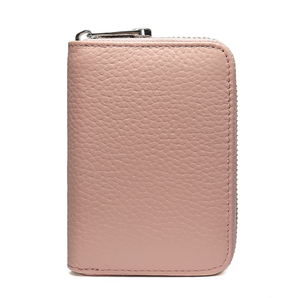 Men's wallet cowhide anti-theft brush coin purse card bag multifunctional men's wallet handbag 