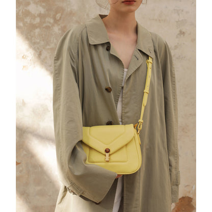 Underarm bag ladies genuine leather shoulder bag cowhide crossbody bag fashion goes with anything