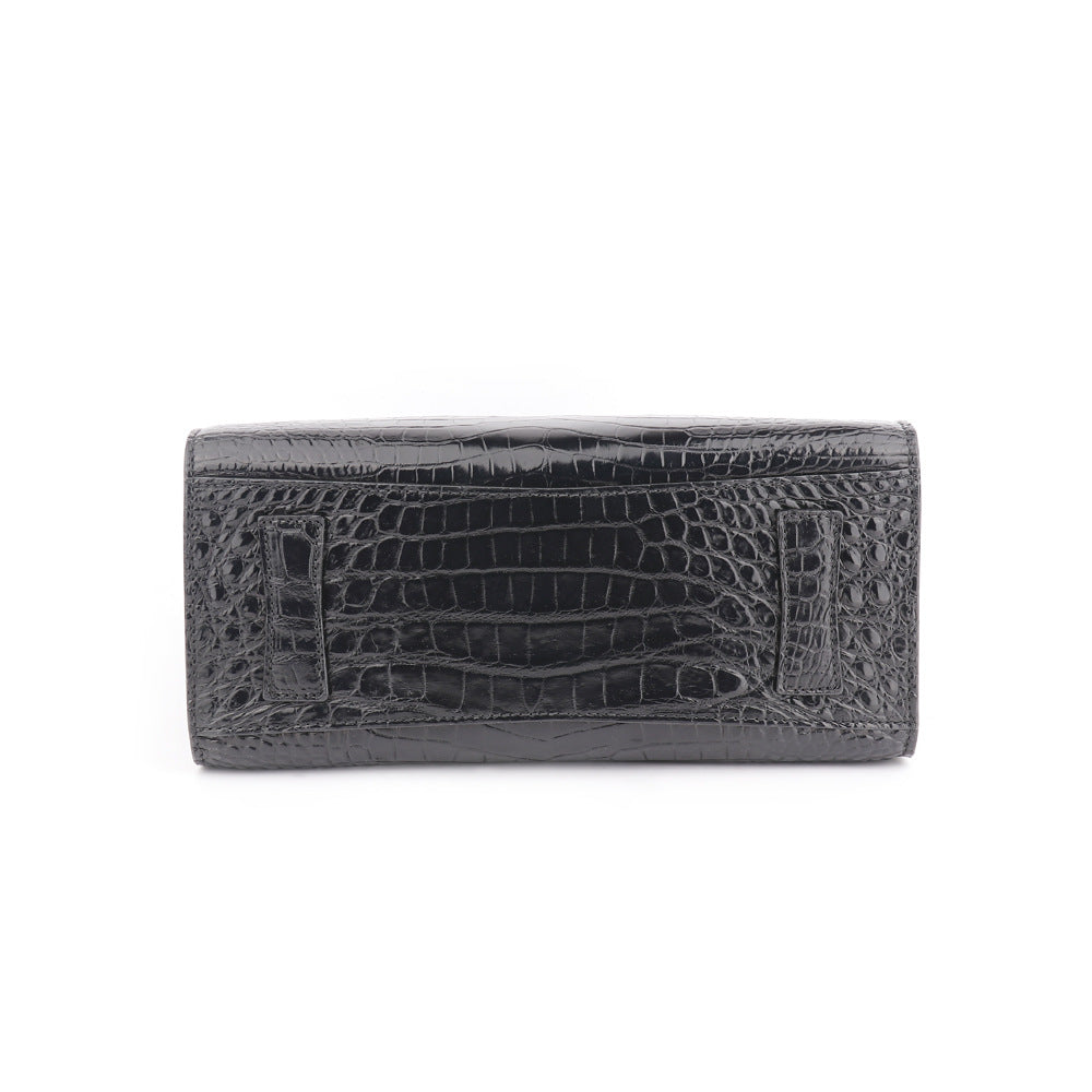 Crocodile leather women's bag casual leather bag ladies bag diagonal shoulder bag 