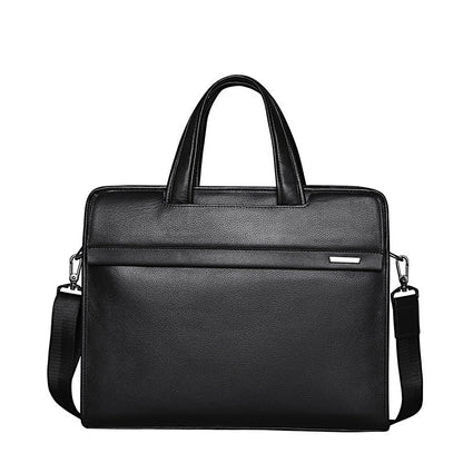 Men's handbag genuine cowhide leather computer bag business briefcase 