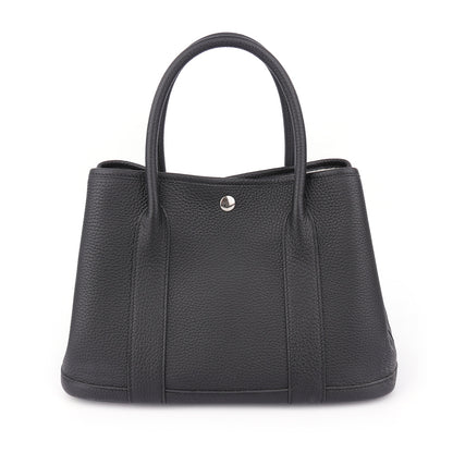 Large capacity hand-stitched wax thread cowhide women's handbag street trend leather tote bag