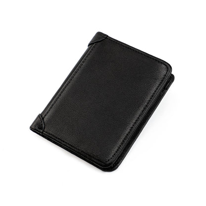 Men's wallet genuine cowhide leather RFID anti-theft brush large capacity multi-functional men's wallet 
