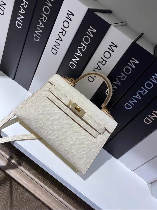 Genuine Leather Women's Handbag Trend Atmospheric Women Small Square Bag Shoulder Bag Crossbody Bag Commuting