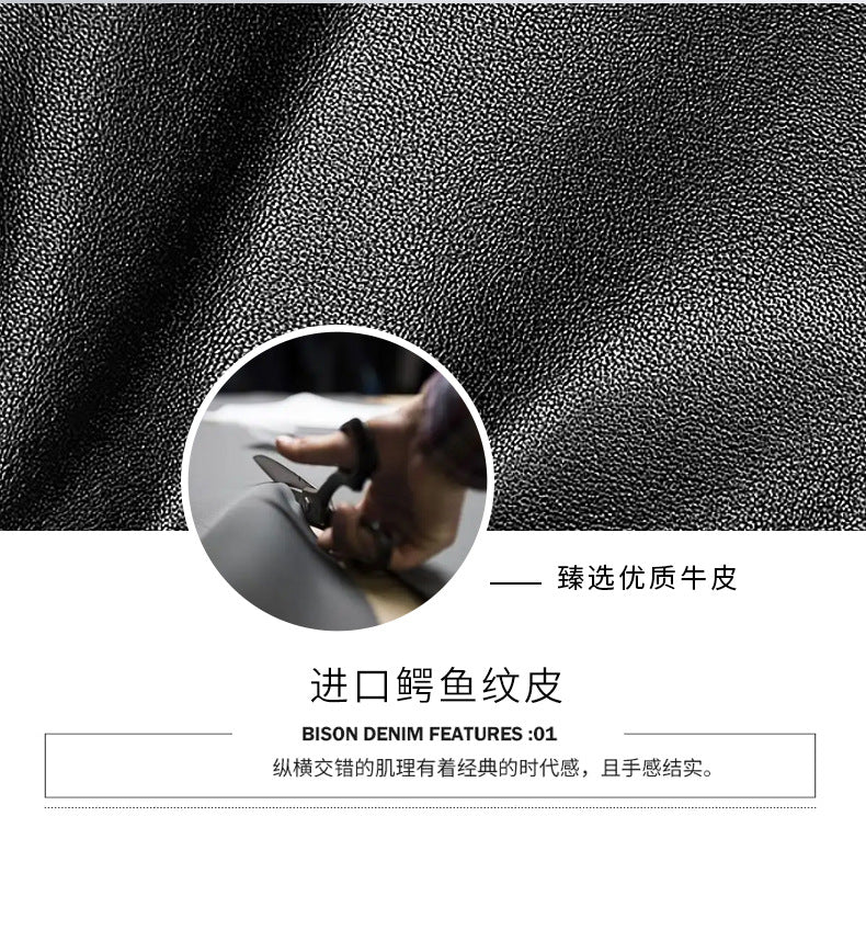 Men's handbag genuine cowhide leather computer bag business briefcase 
