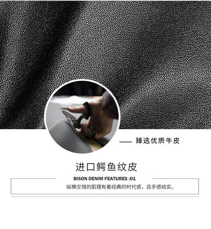 Men's handbag genuine cowhide leather computer bag business briefcase 