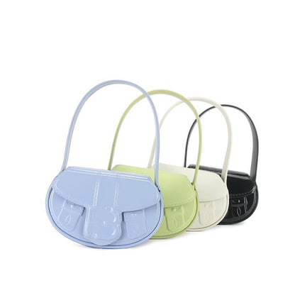 Shoulder bag ladies bag mini handbag trend armpit bag crossbody bag genuine leather