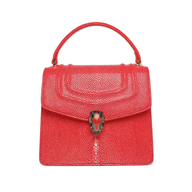 stingray leather bag trend casual ladies bag genuine leather shoulder bag handbag kelly bag