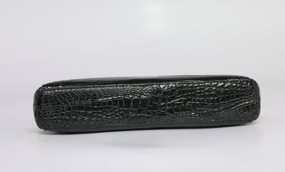 Crocodile Belly Skin Men's Bag Business Large Capacity Casual Security Lock Handbag 