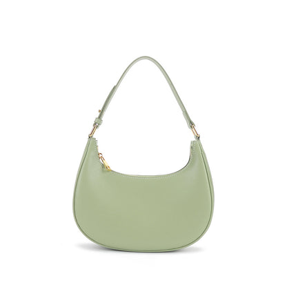Genuine Leather Fashionable Women Bag Casual Retro Ladies Shoulder Bag Underarm Bag