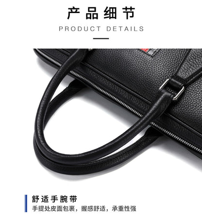 Men's handbag Men's handbag Genuine cowhide leather computer bag Business briefcase 