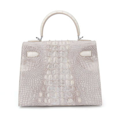 Crocodile skin handbag Genuine leather casual bag Ladies shoulder bag Crossbody bag