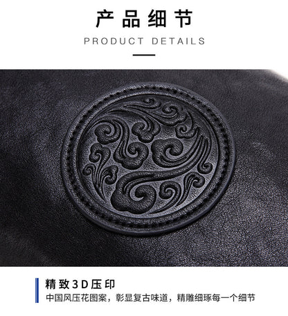 Men's Handbag Genuine Leather Cowhide Large Capacity Business High Quality Fashion Men's Bag 