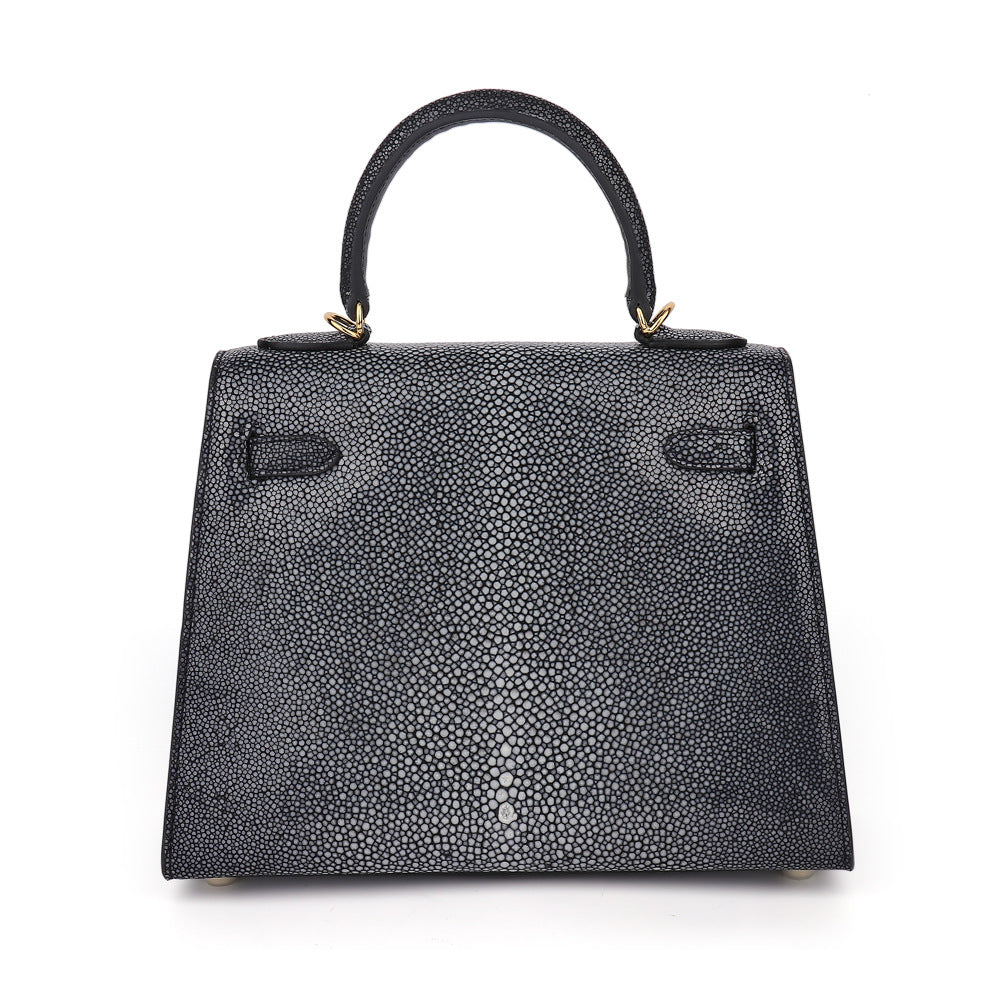 Stingray leather bag ladies genuine leather shoulder bag handbag crossbody bag goes with anything