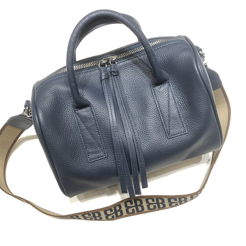 Large Capacity Genuine Leather Women Handbag Crossbody Bag Atmospheric 2way Bag Casual Leather Tote Bag
