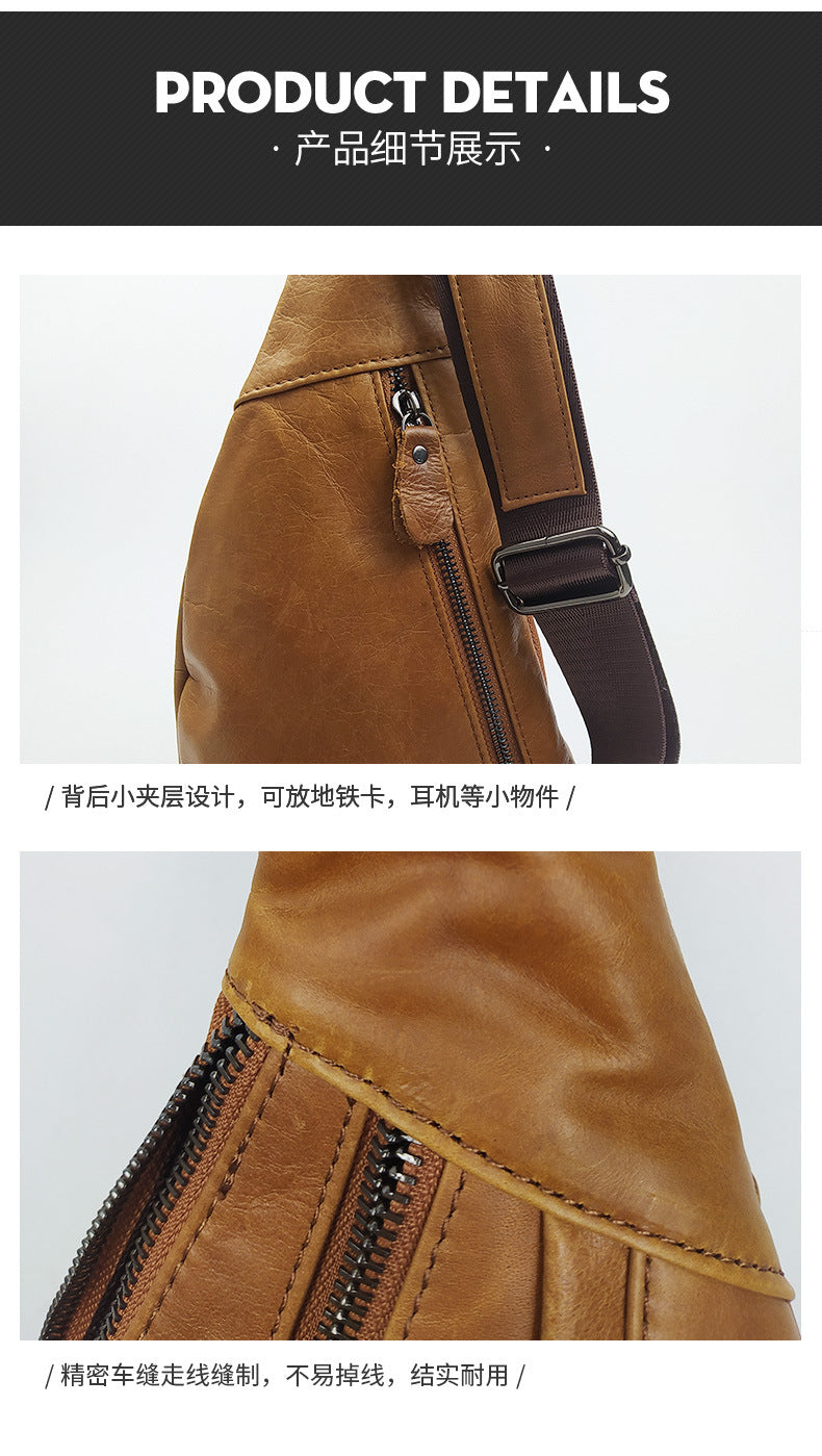 Men's Bust Bag Fashion Multifunctional Shoulder Bag Outdoor Casual Travel Crossbody Bag for Men 