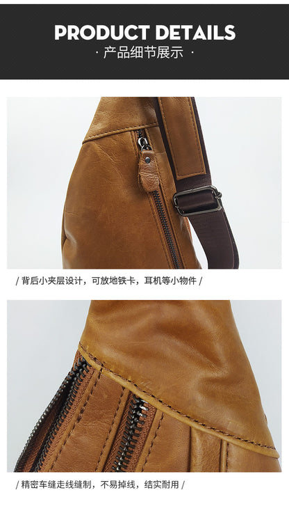 Men's Bust Bag Fashion Multifunctional Shoulder Bag Outdoor Casual Travel Crossbody Bag for Men 